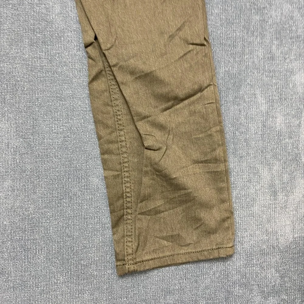 Banana Republic Travel Jeans Mens 34x30 Green Denim Outdoor Straight Slim Fit
